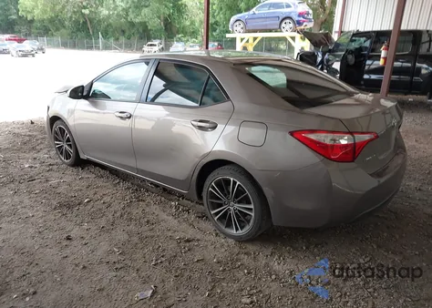 2016 Toyota Corolla Le из США, поврежденный, VIN 2T1BURHE7GC486209